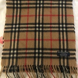Classic checked Burberry scarf